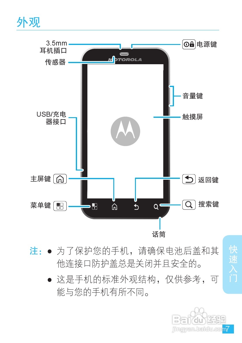 摩托罗拉 ME525+手机说明书:[1]