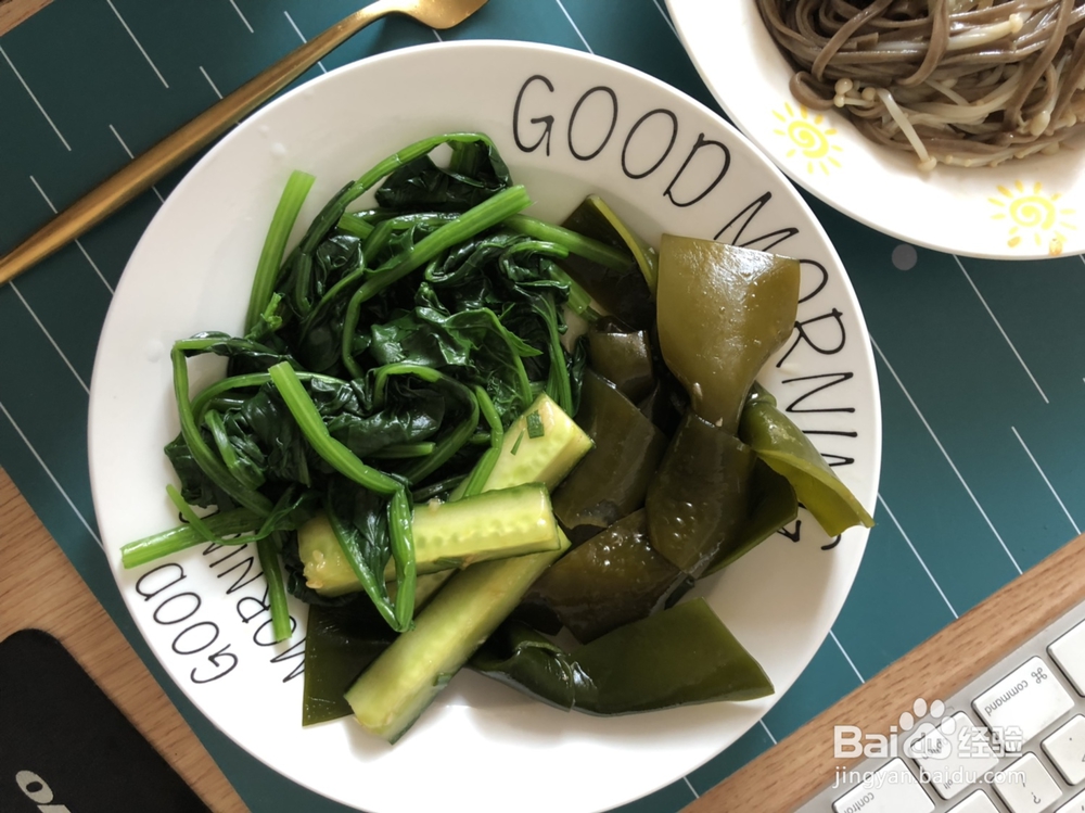 孩子爱吃的金针菇荞麦面