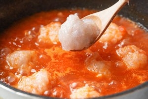番茄酸汤虾滑怎样做