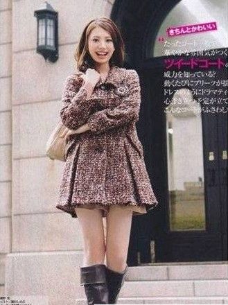 日系风格OL系女装外套新品冬装外套抢先看