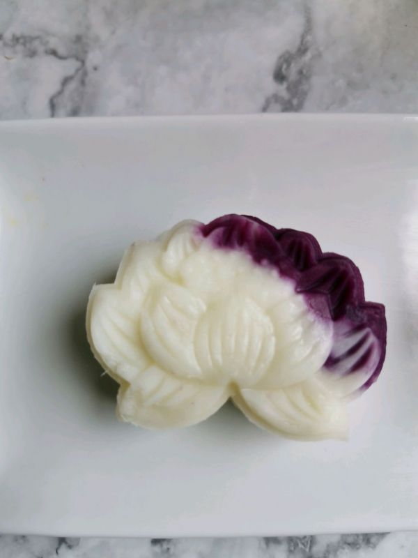 蜂蜜山药紫薯凉糕