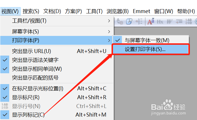 EditPlus设置打印字体技巧分享