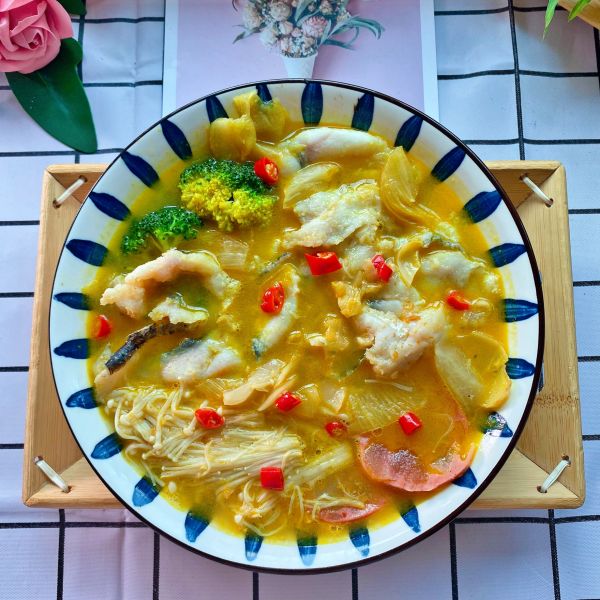 金汤酸菜鱼做法分享