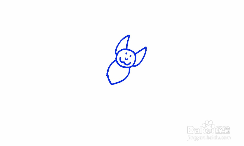简笔画蝙蝠怎么画?