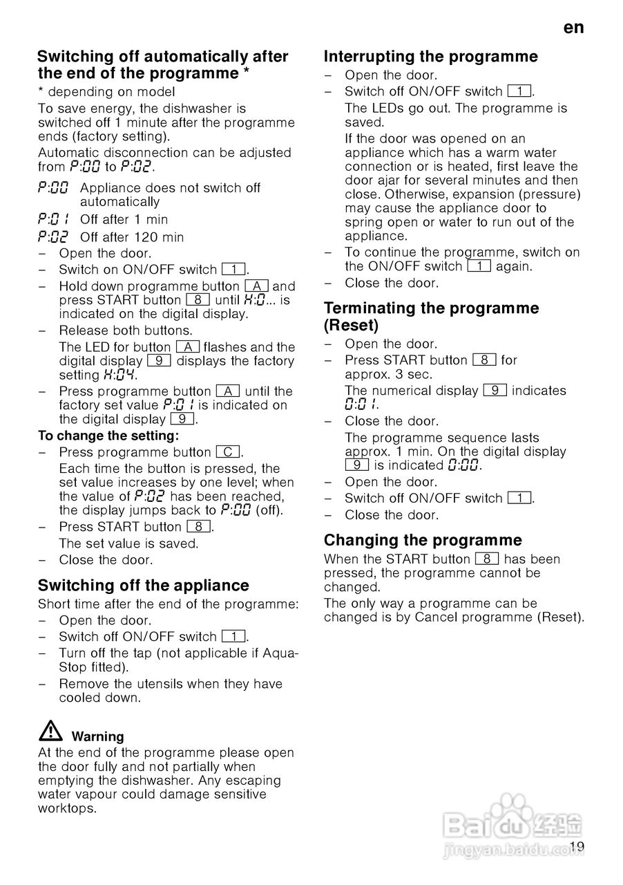 博世SMV50M50EU大容量系列嵌入式洗碗机使用说明书:[2]
