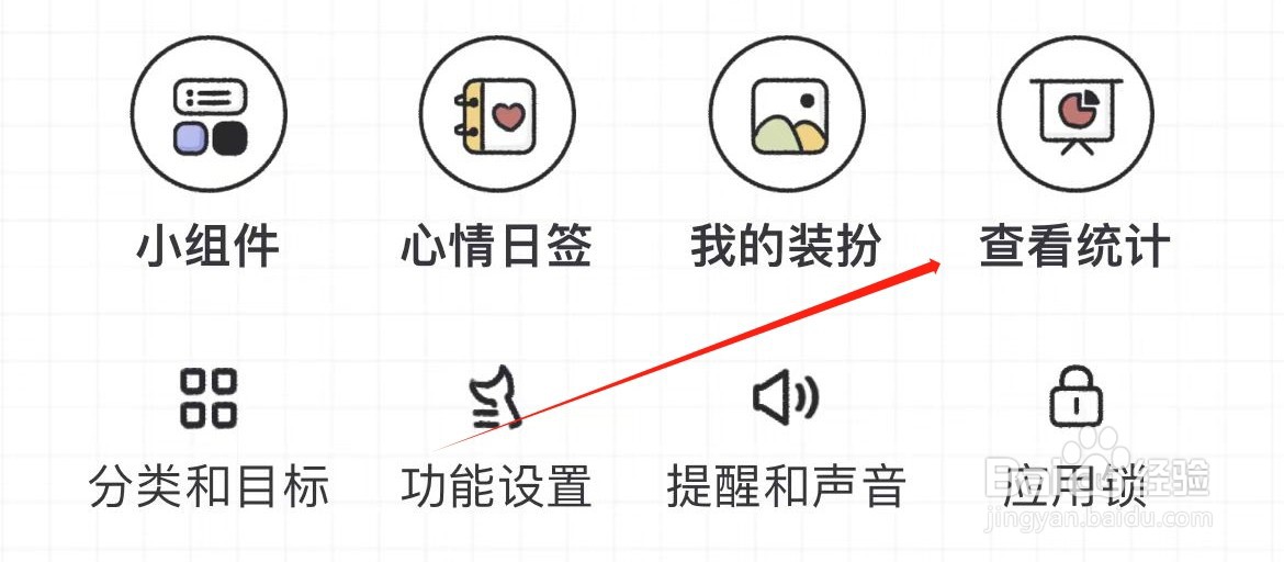 我要做计划在哪里查看统计