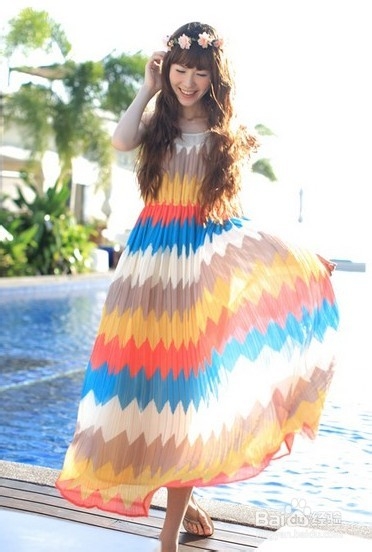 女装搭配，甜美降温超清爽