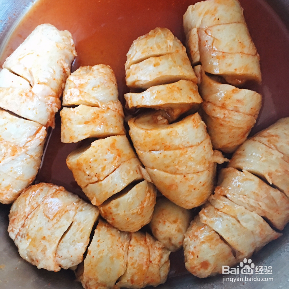 酥到掉渣的烤面筋