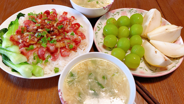 剩米饭也可以做腊味蒸饭