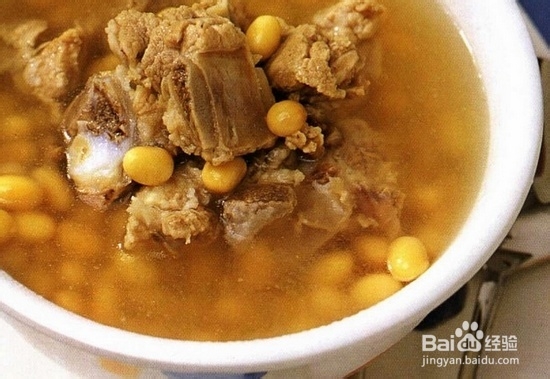 自己煲黄豆排骨汤