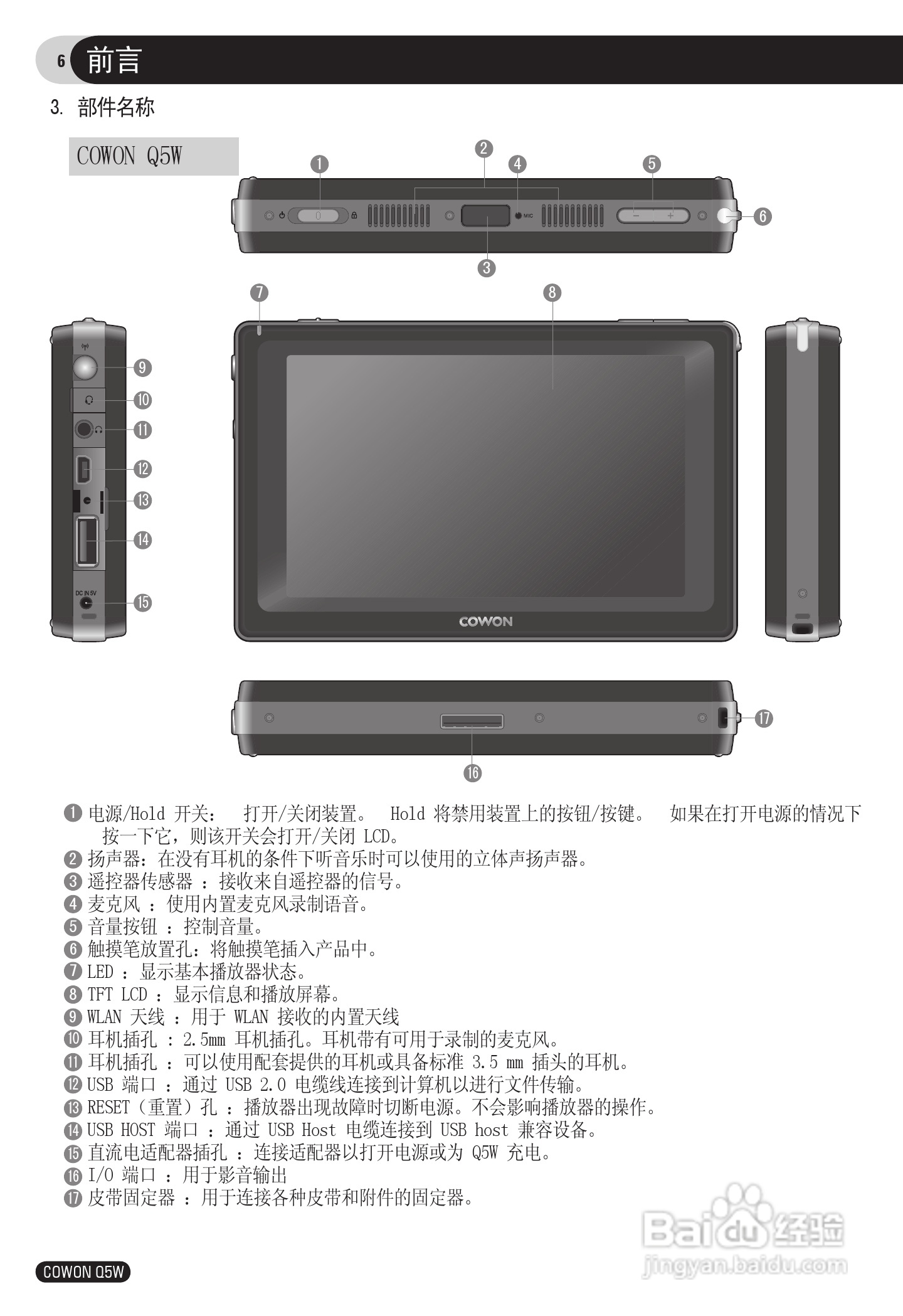 爱欧迪Q5W播放器使用说明书:[1]