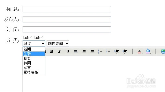 计算机专业毕业设计：[74]添加新闻2