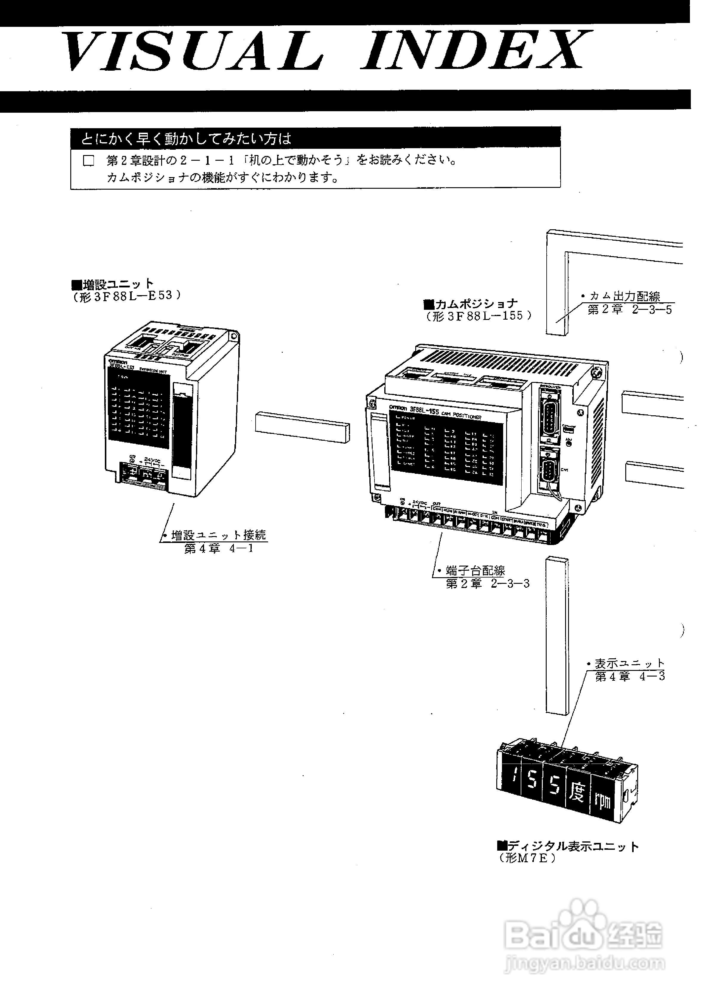 OMRON 3F88L-155凸轮定位器使用说明书:[1]