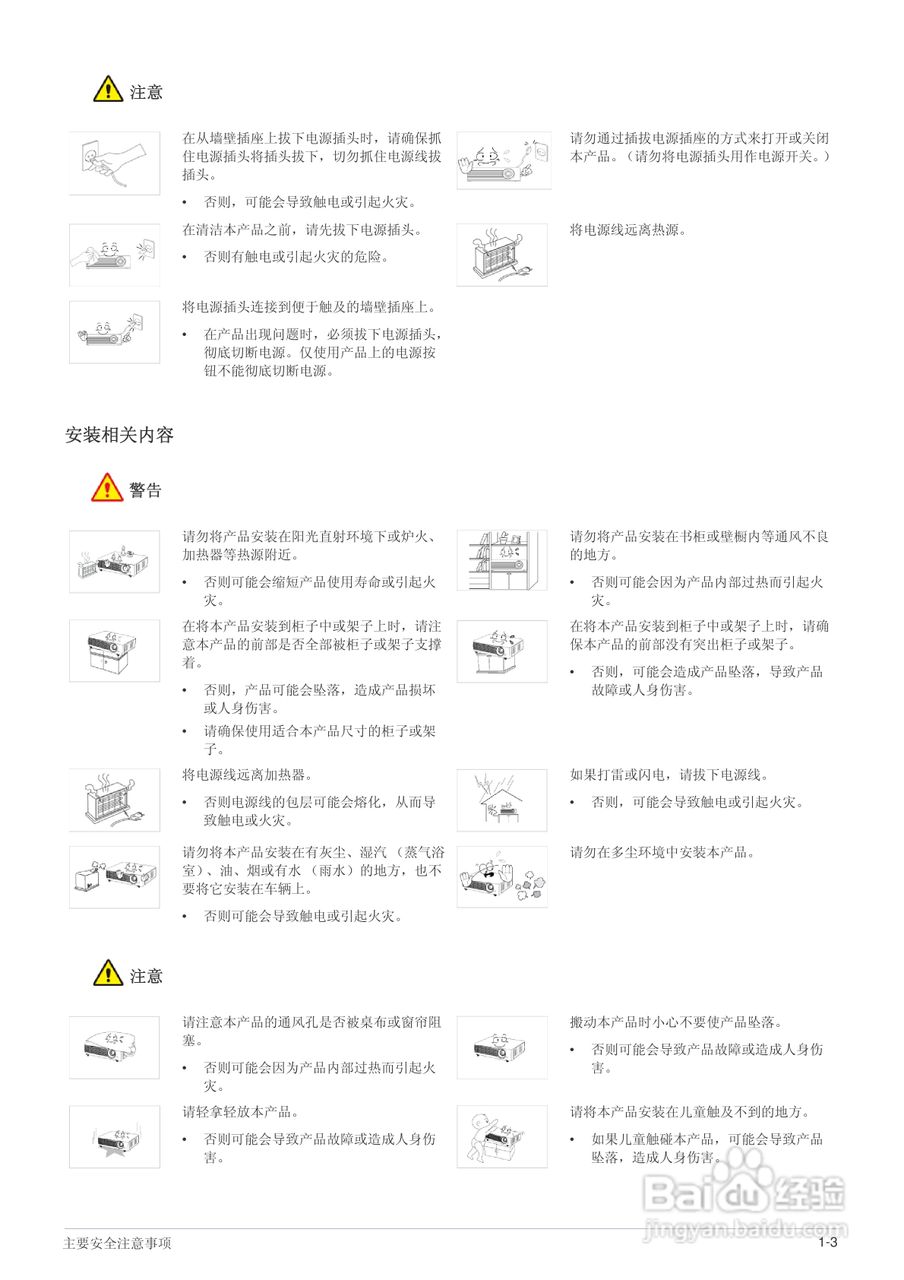 三星SP-F10投影机使用说明书:[1]