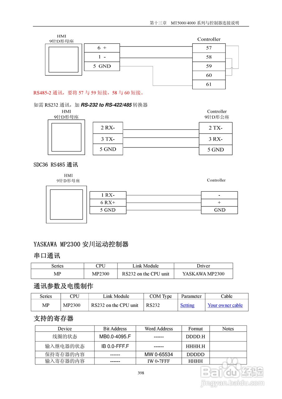 MT4000系列触摸屏使用手册:[41]