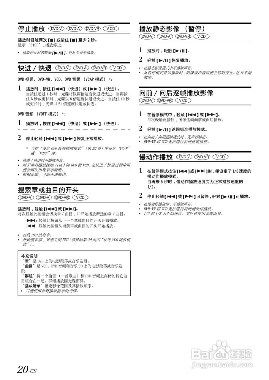 ALPINE IVA-D100E移动媒体用户说明书:[3]