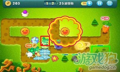 保卫萝卜电脑版丛林主题第5关金萝卜攻略