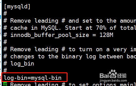 Mysql开启binlog日志方法