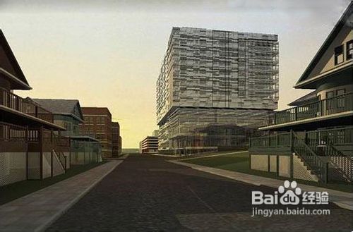 建筑表现:3dmax制作室外黄昏场景