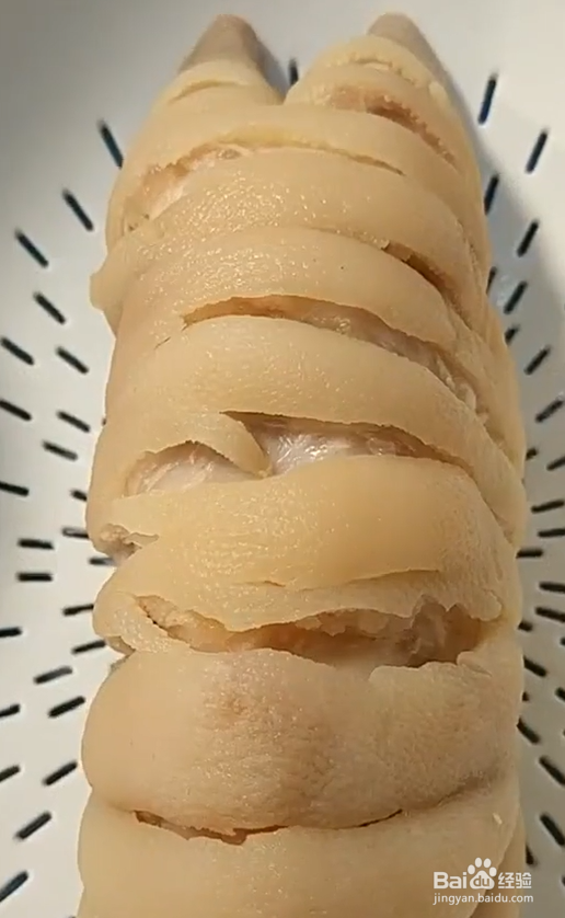 虎皮猪蹄的做法