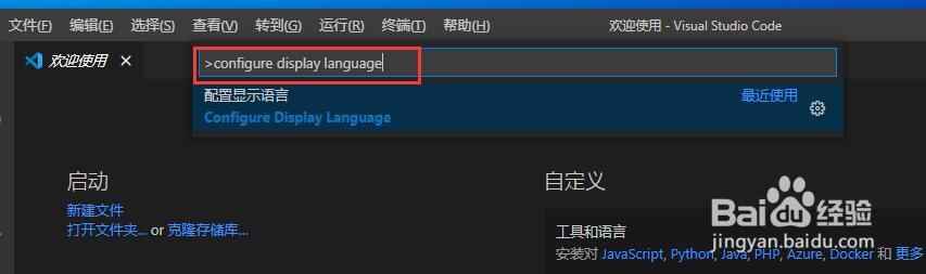 VS Code软件怎么设置成英文