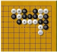 围棋中的大雪崩定式