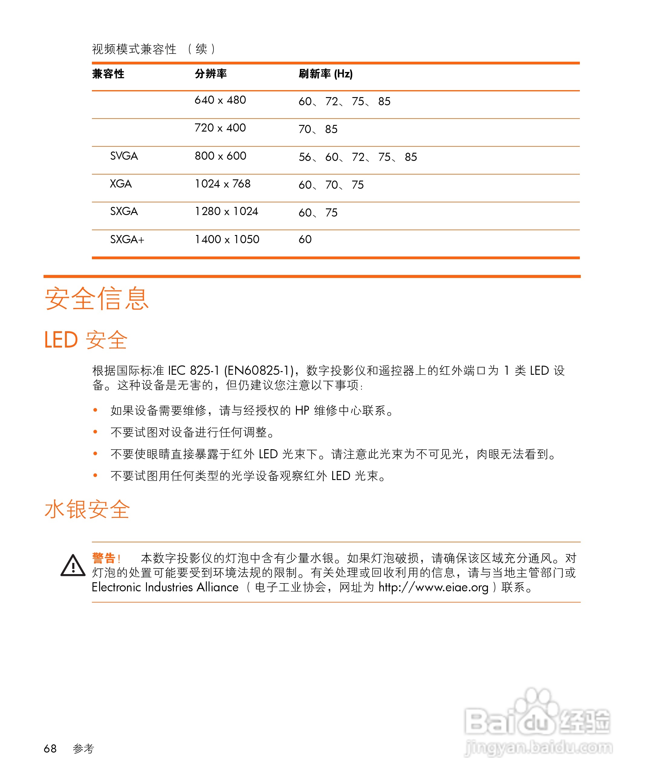 惠普(康柏) HP vp6315 Digital Projector投影机说明:[7]