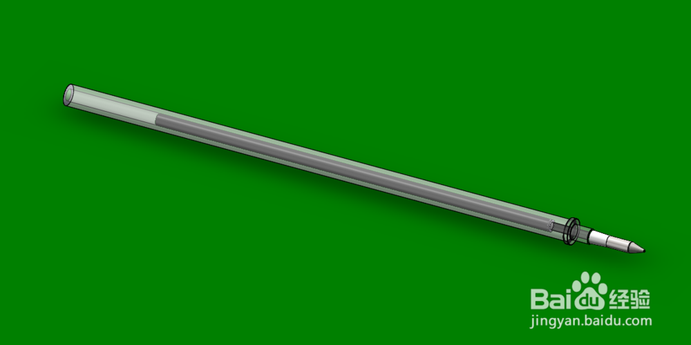 SolidWorks如何画油笔芯