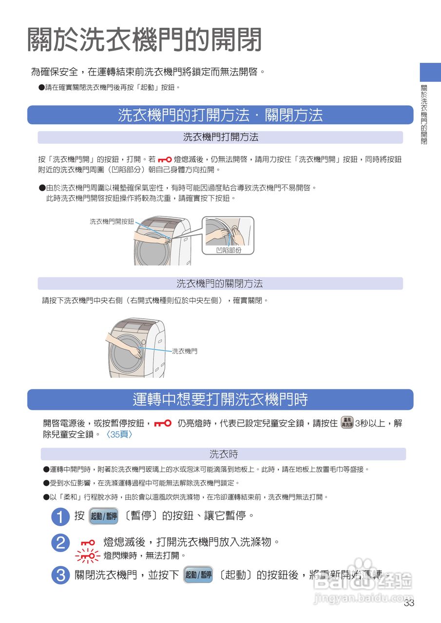 日立SF-BD3500TR洗衣机使用说明书:[4]