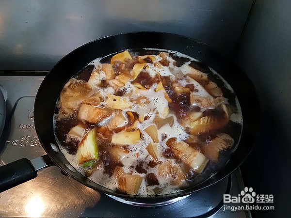 笋干烧肉的步骤