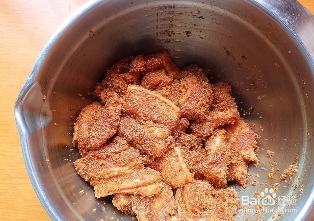 家庭自制懒人版粉蒸肉