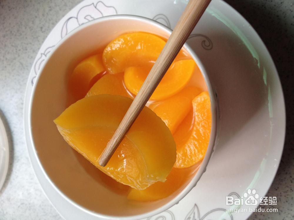 自己制作黄桃罐头