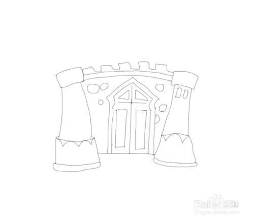 水晶公主城堡怎么画