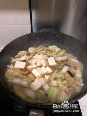 健康养生佳品白菜炖豆腐