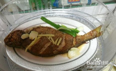 煎蒸大黄鱼的做法