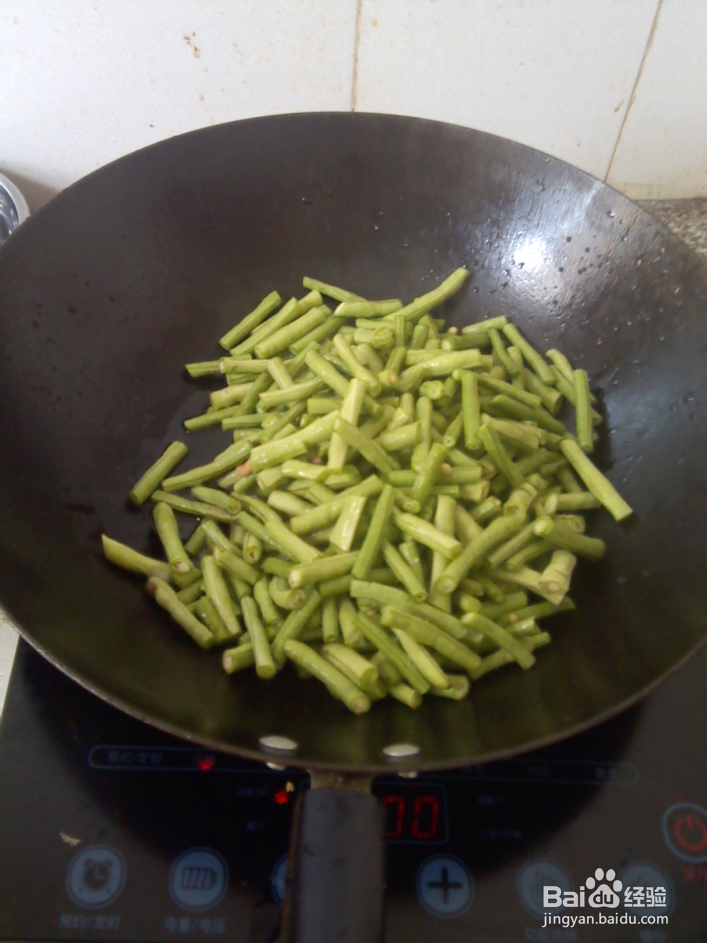豇豆炒辣椒的做法