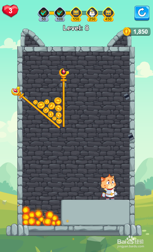 The Rise of Cat Hero的Level 8怎样通关