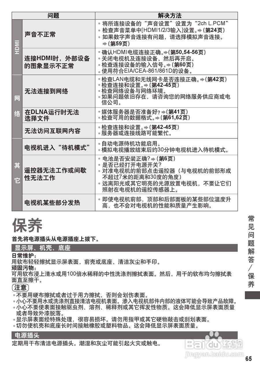 松下TH-P42C30C彩电使用说明书:[7]