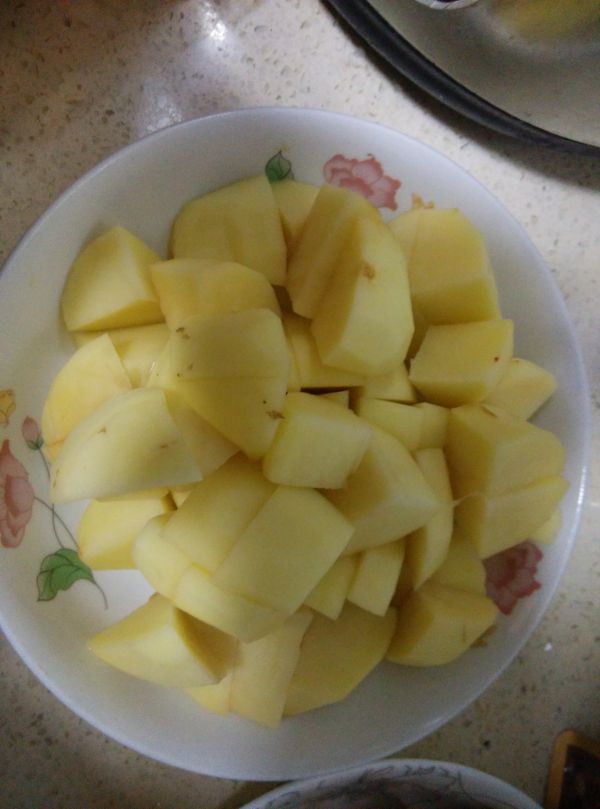 土豆四季豆烧排骨
