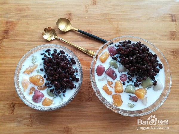 牛奶红豆芋圆的做法