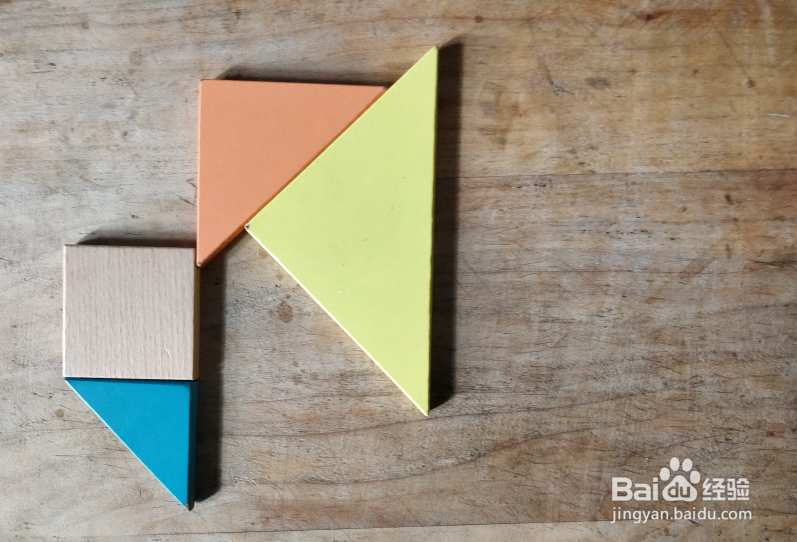 用七巧板怎样拼一只饿得耷拉头的鸟儿？