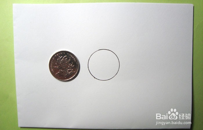 硬币简笔画之认真的猫头鹰