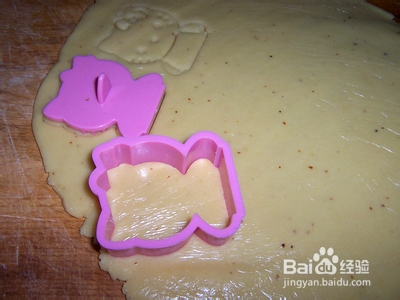 【可爱美食】卡通奶香饼干做法