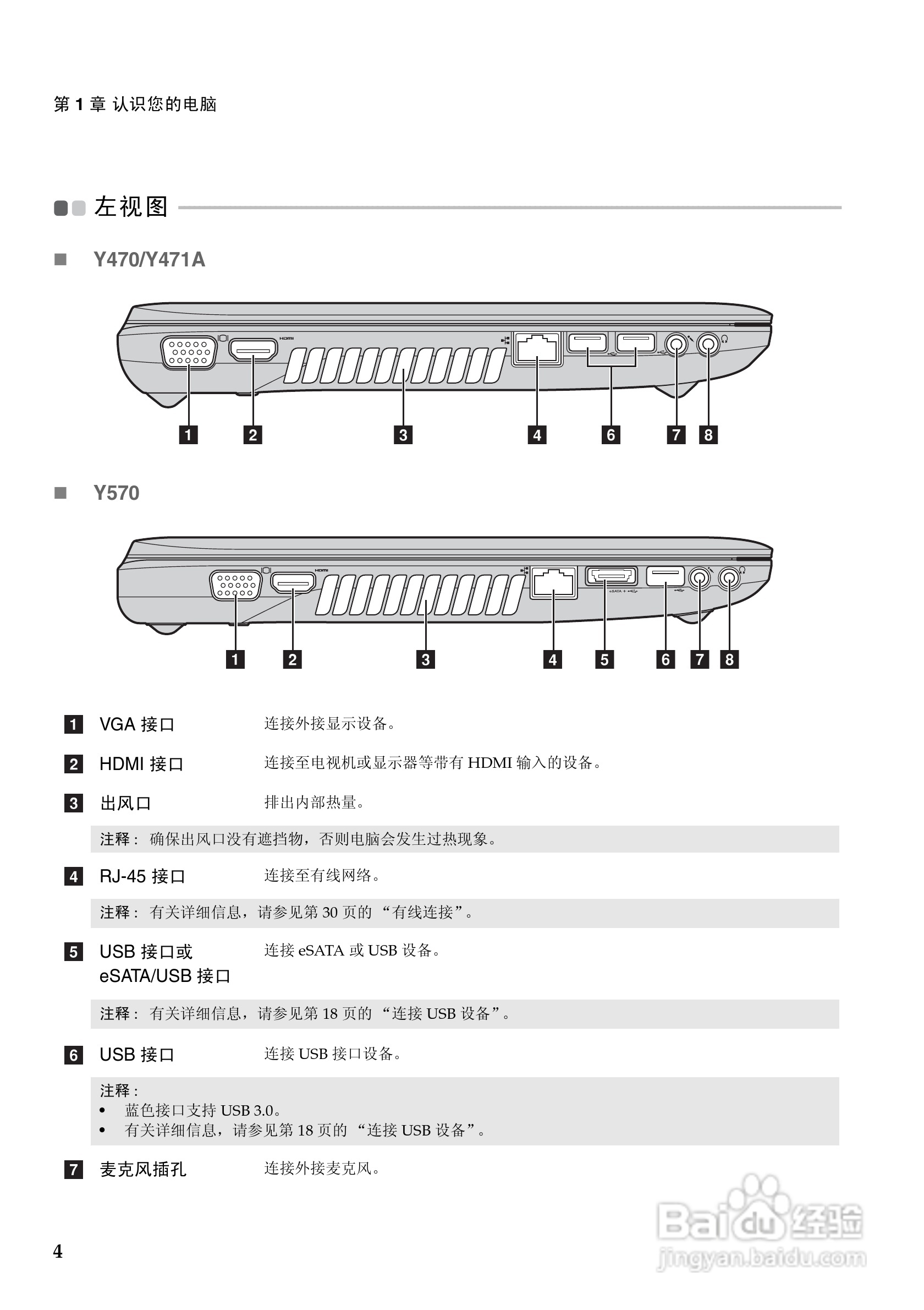 联想Lenovo Y470P笔记本电脑使用说明书:[1]