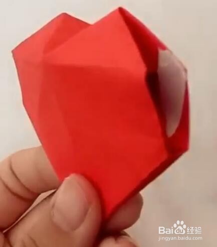 立体爱心模型的折纸艺术