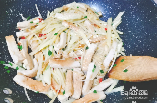 肉饼炒土豆丝怎么做