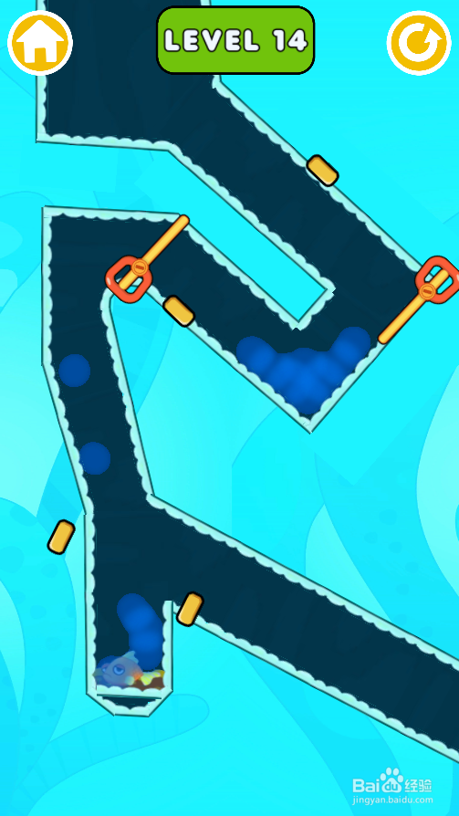 如何营救小金鱼（Level 14）