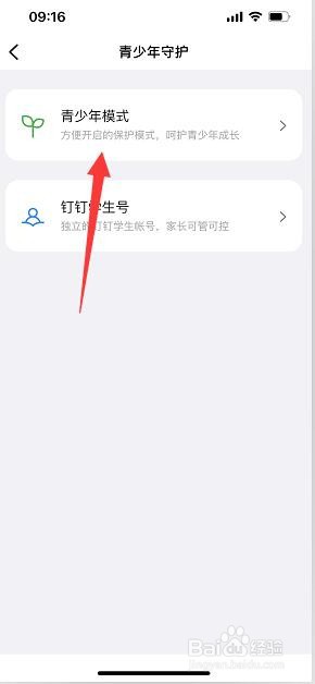 钉钉怎么开启青少年模式？