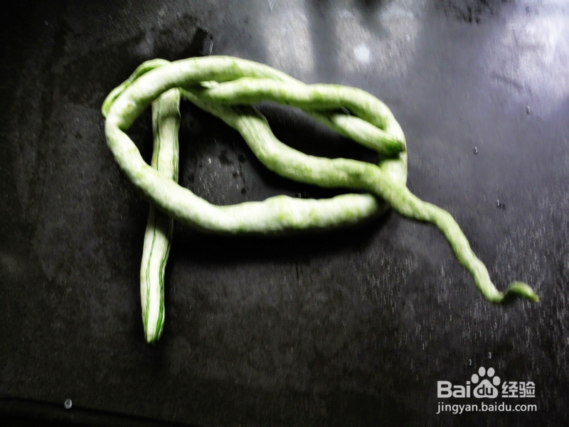 爽口的清炒蛇瓜