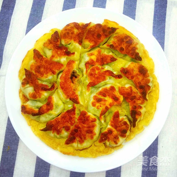 生煎韭菜鸡蛋饺子